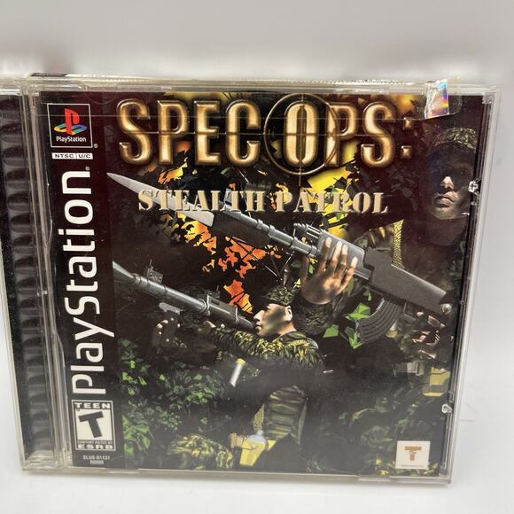 Sony PlayStation PS1 Spec Ops Stealth Patrol Shooter Strategy Video Game - Picture 1 of 6